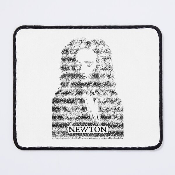 Item preview, Isaac Newton Principia Funny Physics Book Text Portrait designed and sold by GrandeDuc.