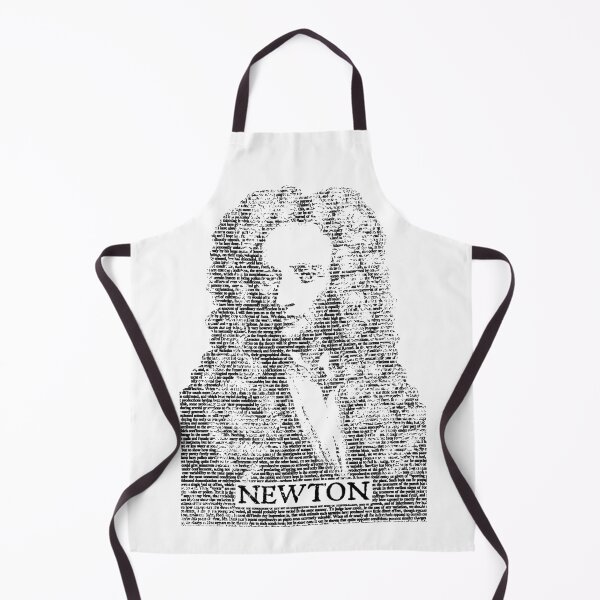 Item preview, Isaac Newton Principia Funny Physics Book Text Portrait designed and sold by GrandeDuc.