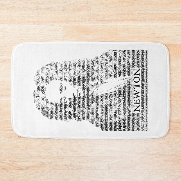 Item preview, Isaac Newton Principia Funny Physics Book Text Portrait designed and sold by GrandeDuc.