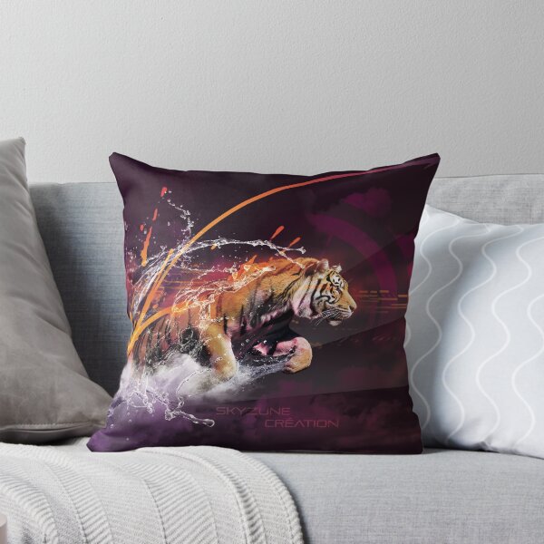 Item preview, TIGER SPLASH Tiger photomontage designed and sold by SkyzuneART.