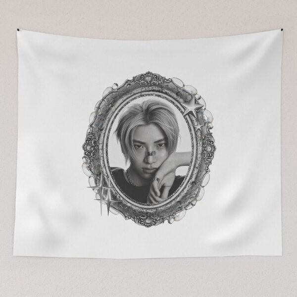 Item preview, &Team Yuma Design Black & White Vintage Mirror designed and sold by HELL0WBELLO.
