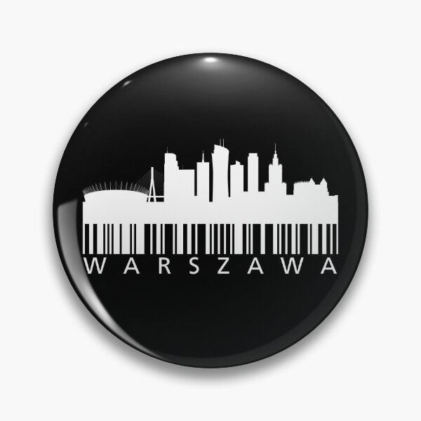 Item preview, Warszawa Skyline Barcode designed and sold by Anniko Art Studio.