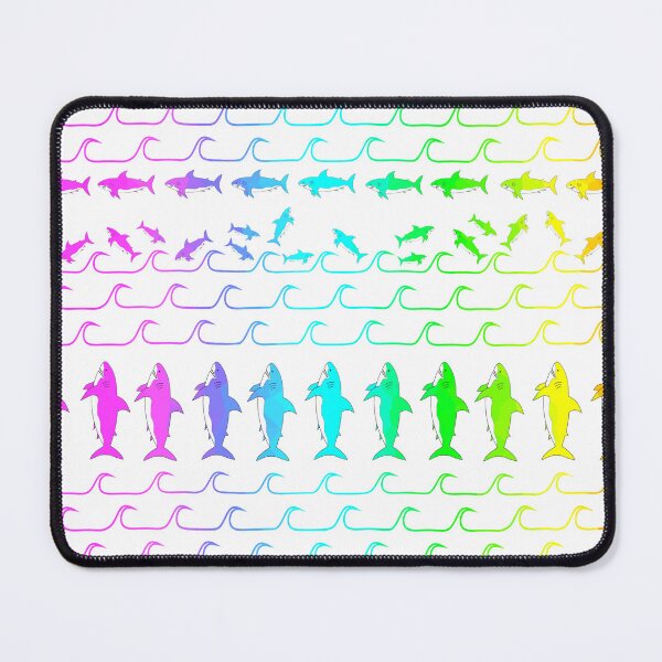 Item preview, Colorful Shark Attack designed and sold by Sartoris Art.