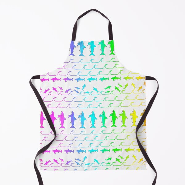 Item preview, Colorful Shark Attack designed and sold by Sartoris Art.