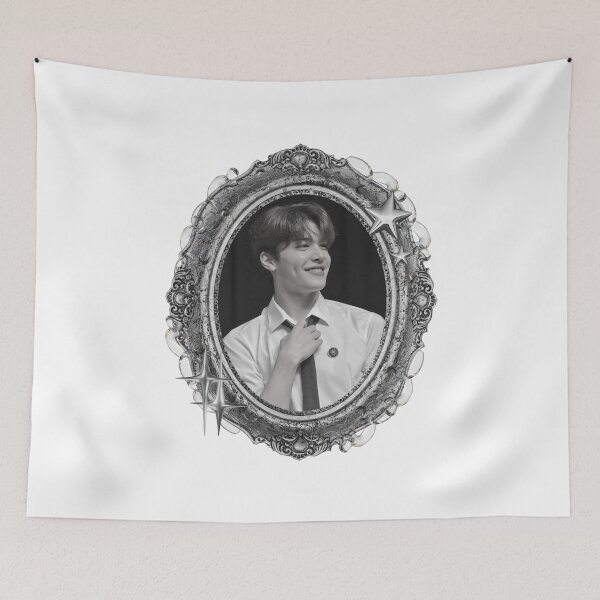Item preview, &Team Maki Design Black & White Vintage Mirror designed and sold by HELL0WBELLO.