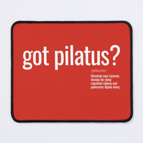 Item preview, got pilatus? designed and sold by nature. electrified..