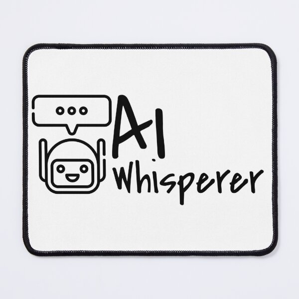 Artikelvorschau, AI Whisperer – Lustiges minimalistisches Tech-Design entworfen und verkauft von Honominu.