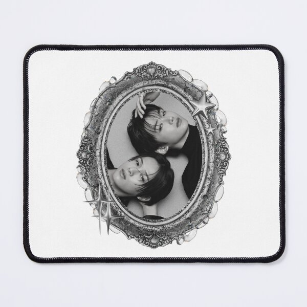 Item preview, &Team K and JO Design Black & White Vintage Mirror designed and sold by HELL0WBELLO.