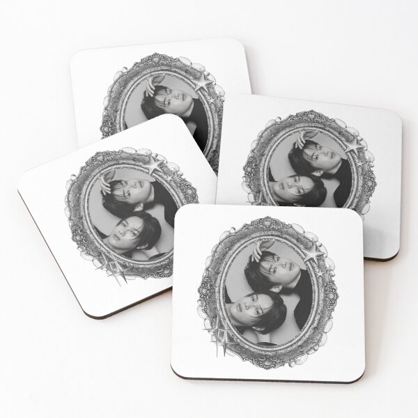 Item preview, &Team K and JO Design Black & White Vintage Mirror designed and sold by HELL0WBELLO.