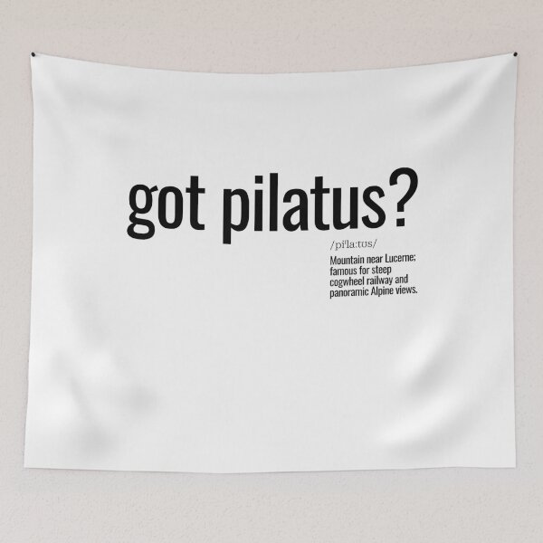 Item preview, got pilatus? designed and sold by nature. electrified..