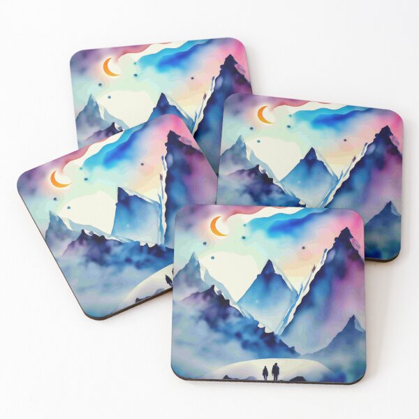 Item preview, Water dream mountains  designed and sold by Art by Angel_Unleashed.