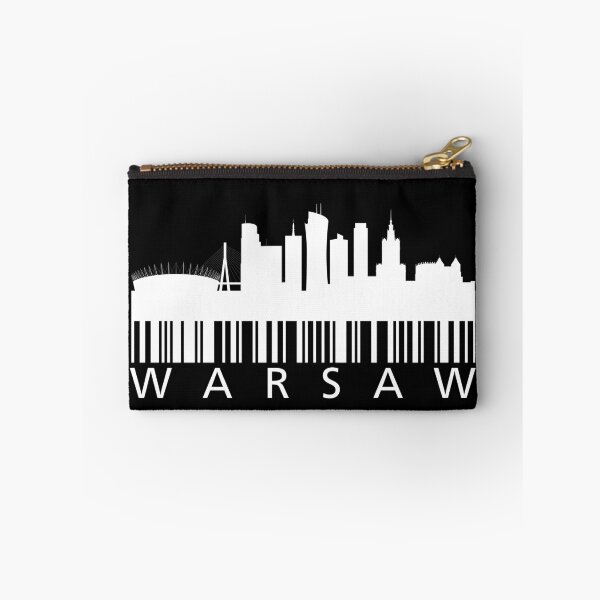 Item preview, Warsaw Skyline Barcode designed and sold by Anniko Art Studio.