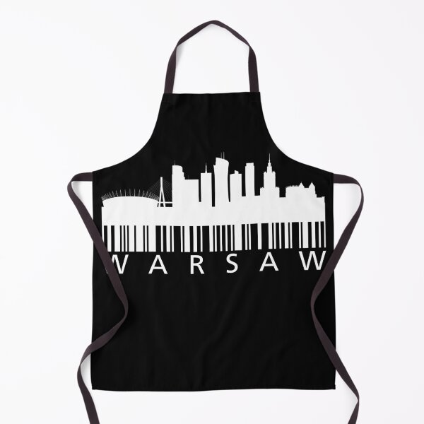 Item preview, Warsaw Skyline Barcode designed and sold by Anniko Art Studio.