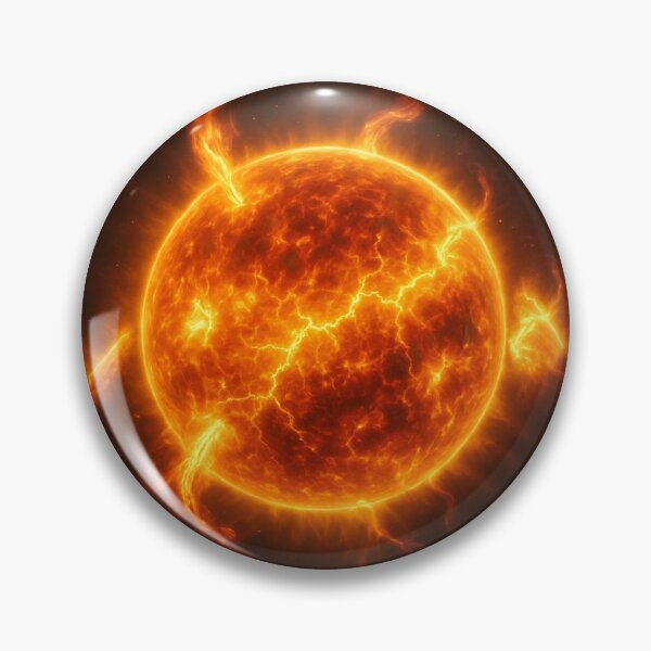 Item preview, Sun Surface Close-Up – Hyper-Realistic Solar Flare Illustration designed and sold by PrometheusStyle.