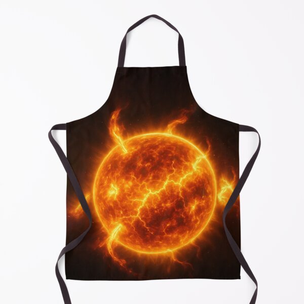 Item preview, Sun Surface Close-Up – Hyper-Realistic Solar Flare Illustration designed and sold by PrometheusStyle.