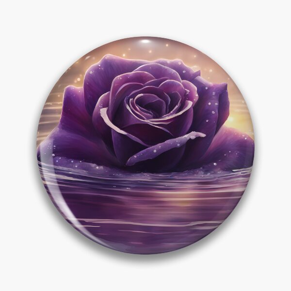 Item preview, Purple Rose in Water designed and sold by CalmnessbyChoice.