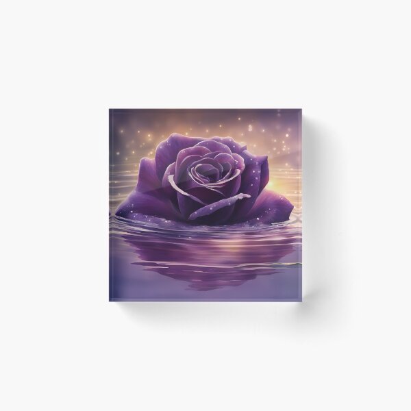 Item preview, Purple Rose in Water designed and sold by BookCovered.