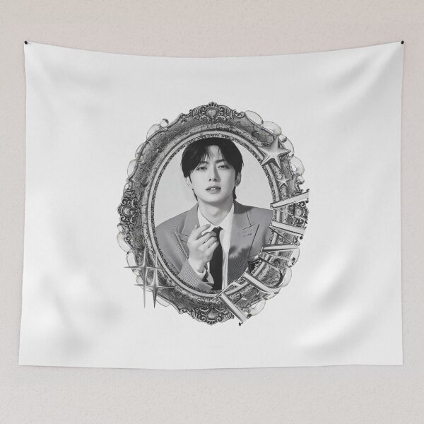 Item preview, &Team FUMA Design Black & White Vintage Mirror designed and sold by HELL0WBELLO.