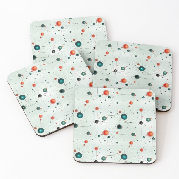 Item preview, Atomic Burst – Retro Futuristic Geometric Pattern designed and sold by Skolyak.