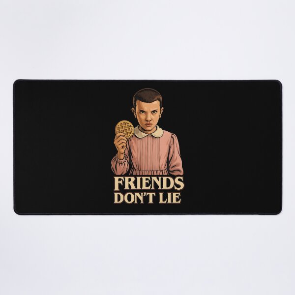 Item preview, Eleven "Friends Don’t Lie" Shirt – Stranger Things Fan Art Tee with Waffle & Bloody Nose designed and sold by WAUZ.