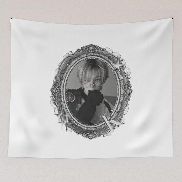 Item preview, &Team K Design Black & White Vintage Mirror designed and sold by HELL0WBELLO.