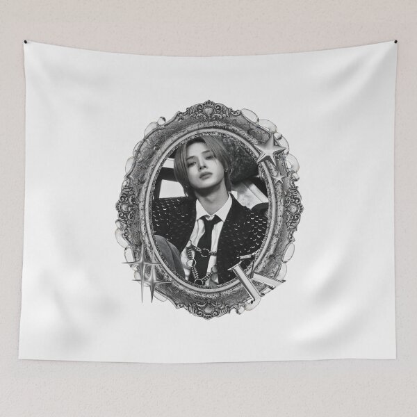 Item preview, &Team K Design Black & White Vintage Mirror designed and sold by HELL0WBELLO.