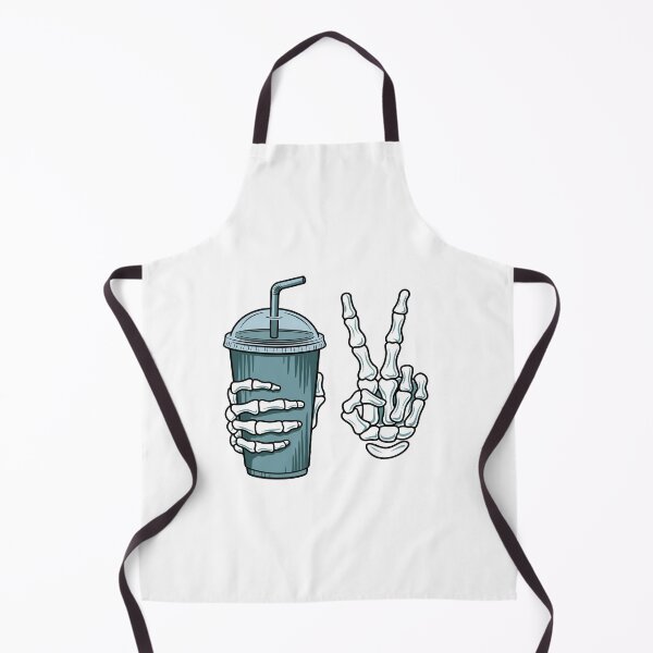 Item preview, skeleton hand peace sign and coffee designed and sold by jkrphoto.
