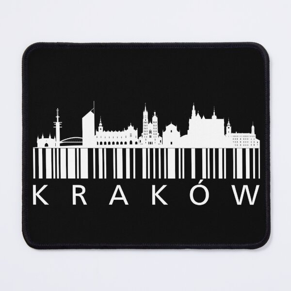 Item preview, Kraków Skyline Barcode designed and sold by Anniko Art Studio.