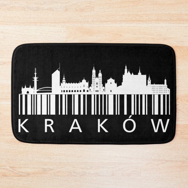 Item preview, Kraków Skyline Barcode designed and sold by Anniko Art Studio.