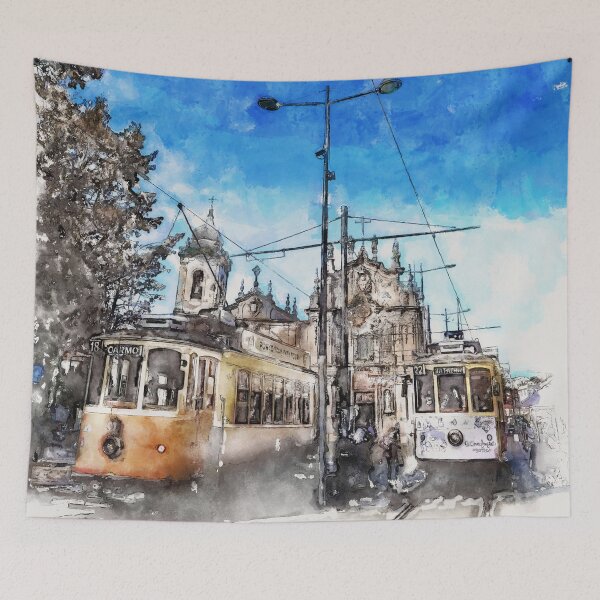 Item preview, Porto Trams in Motion designed and sold by caracatita75.