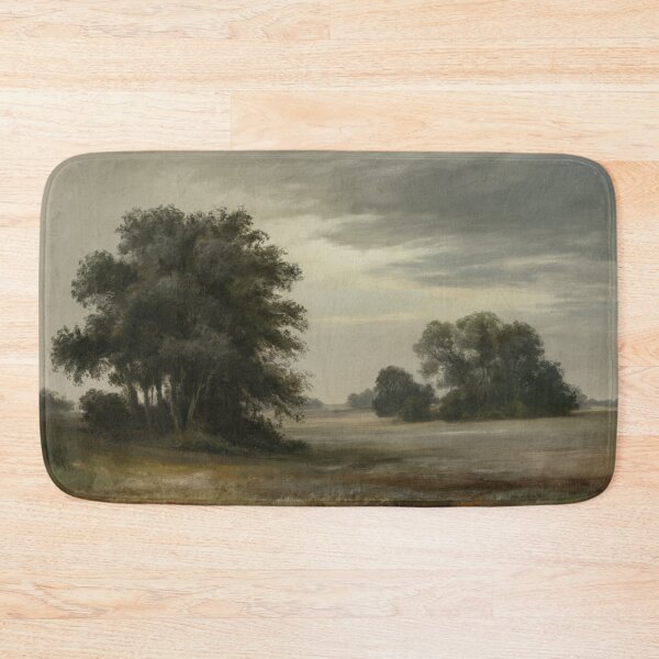 Item preview, French Fields and Oaks – 19th Century French Countryside Landscape  designed and sold by CARRAANN.