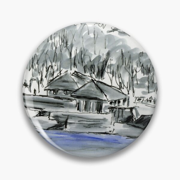 Item preview, The Dock at Glan Faenol near Bangor from the gardens at Plas Newydd designed and sold by LymphomaLass.