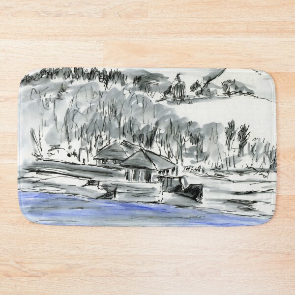 Item preview, The Dock at Glan Faenol near Bangor from the gardens at Plas Newydd designed and sold by LymphomaLass.