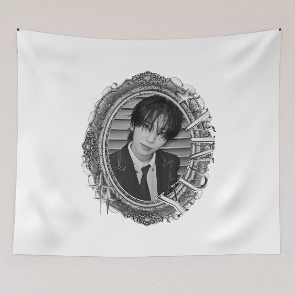 Item preview, &Team YUMA Design Black & White Vintage Mirror designed and sold by HELL0WBELLO.