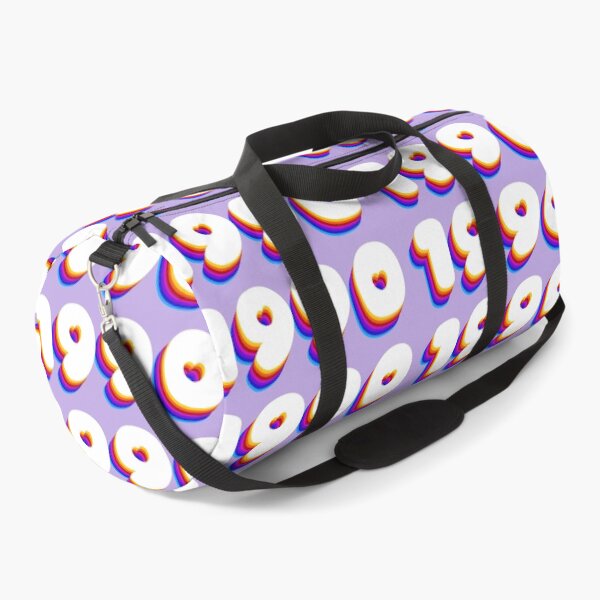 Item preview, 1990 – 90s retro vibe with hearts (white numbers and rainbow tail) designed and sold by Vision Illustrated.
