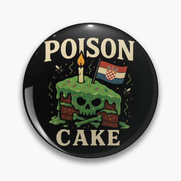 Item preview, Poison Cake - Marko Bošnjak - Croatia - Eurovision Croatia - Eurovision Song Contest 2025 - ESC 2025 Basel  designed and sold by Vision-Tees.