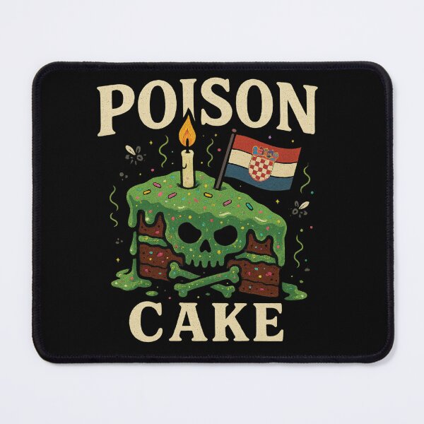 Item preview, Poison Cake - Marko Bošnjak - Croatia - Eurovision Croatia - Eurovision Song Contest 2025 - ESC 2025 Basel designed and sold by Vision-Tees.