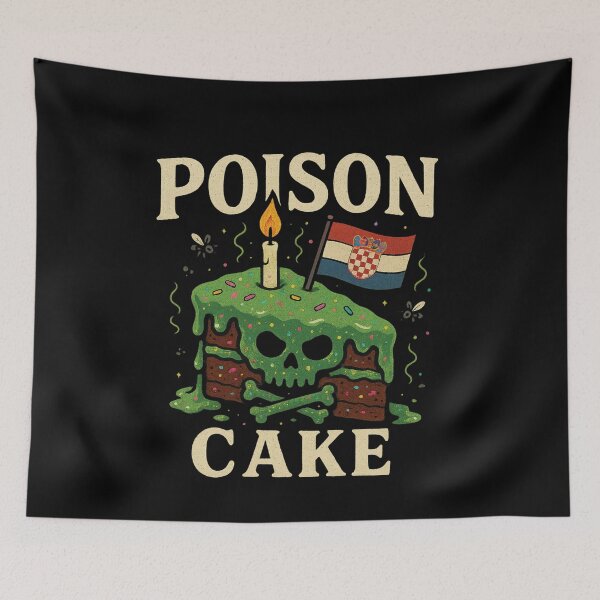 Item preview, Poison Cake - Marko Bošnjak - Croatia - Eurovision Croatia - Eurovision Song Contest 2025 - ESC 2025 Basel  designed and sold by Vision-Tees.