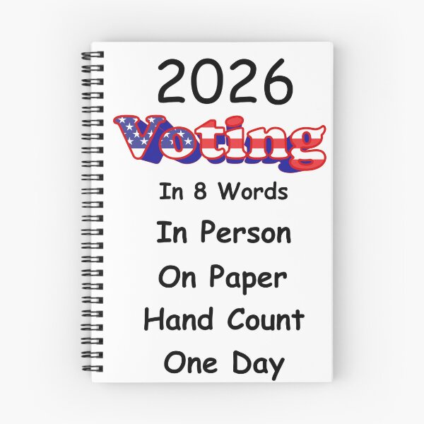 Item preview, Brilliant 2026 Voting - In 8 Words Design designed and sold by jglawson676.