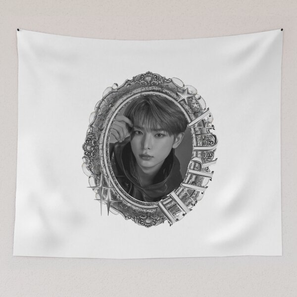 Item preview, &Team HARUA Design Black & White Vintage Mirror designed and sold by HELL0WBELLO.