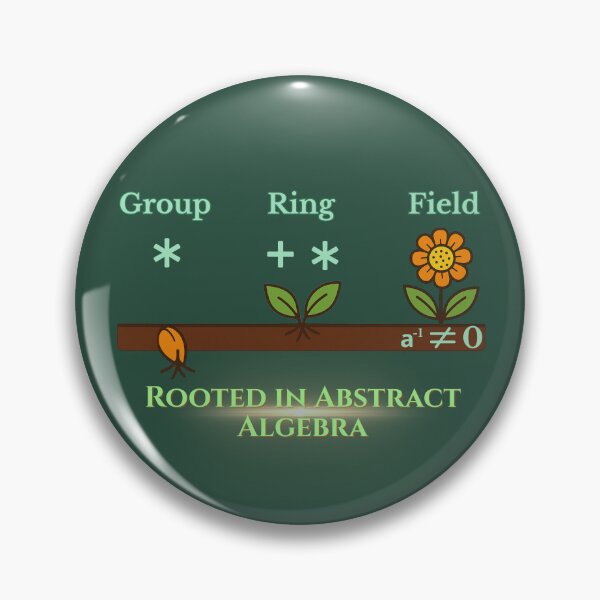 Item preview, Rooted in Abstract Algebra, Group Ring Field designed and sold by Crafty Capers Drift.