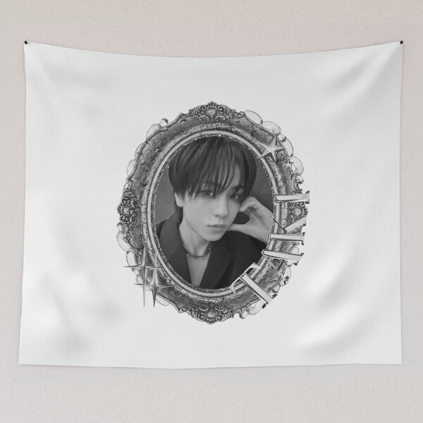 Item preview, &Team TAKI Design Black & White Vintage Mirror designed and sold by HELL0WBELLO.