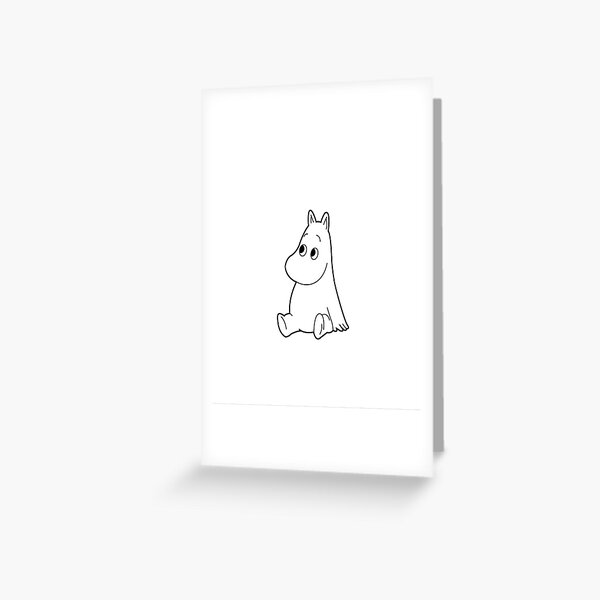Artikel-Vorschau von Mumin sitzend, designt und verkauft von Artizmus.