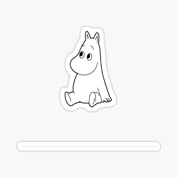 Item preview, Moomin sitting designed and sold by Artizmus.