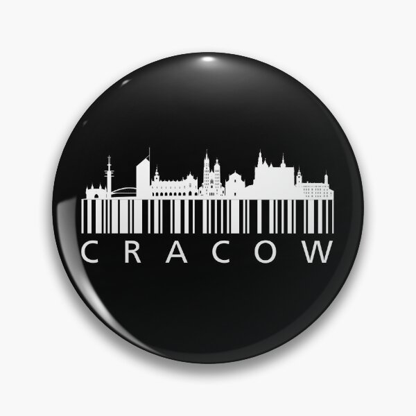 Item preview, Cracow Skyline Barcode designed and sold by Anniko Art Studio.