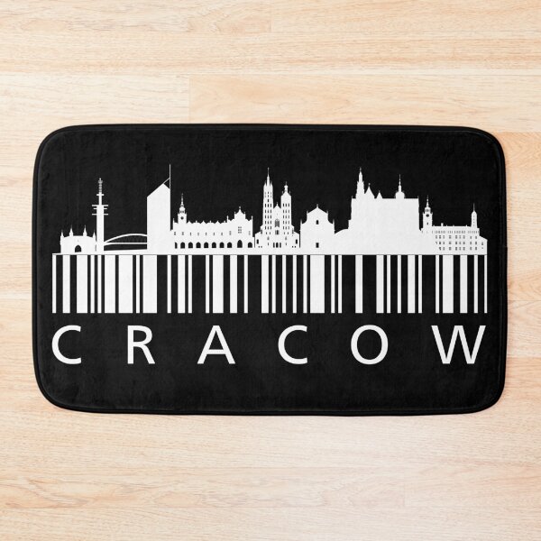 Item preview, Cracow Skyline Barcode designed and sold by Anniko Art Studio.