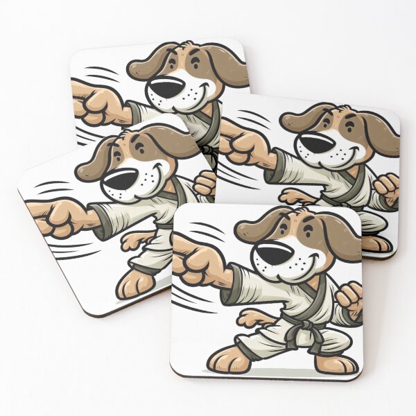 Item preview, Kung fu dog designed and sold by PandoraCastle.