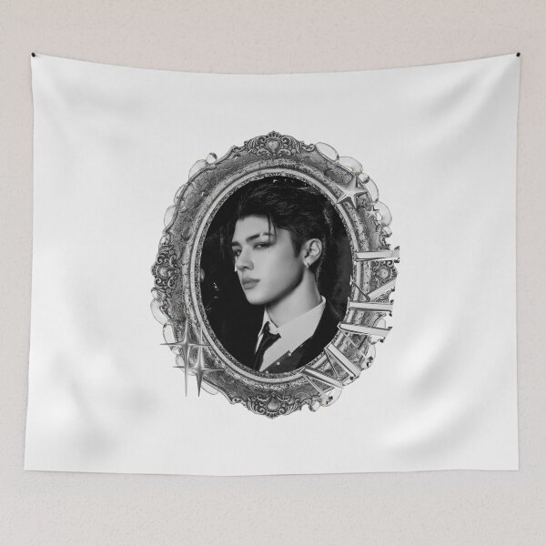 Item preview, &Team MAKI Design Black & White Vintage Mirror designed and sold by HELL0WBELLO.