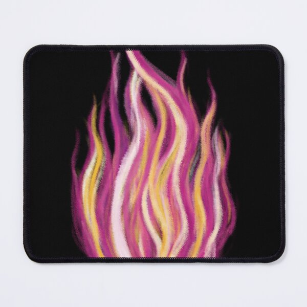 Item preview, Fire flames (Pink, Yellow, White) designed and sold by Scarlet Swan.