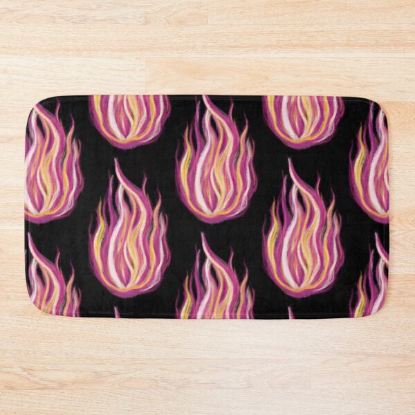 Item preview, Fire flames (Pink, Yellow, White) designed and sold by Scarlet Swan.